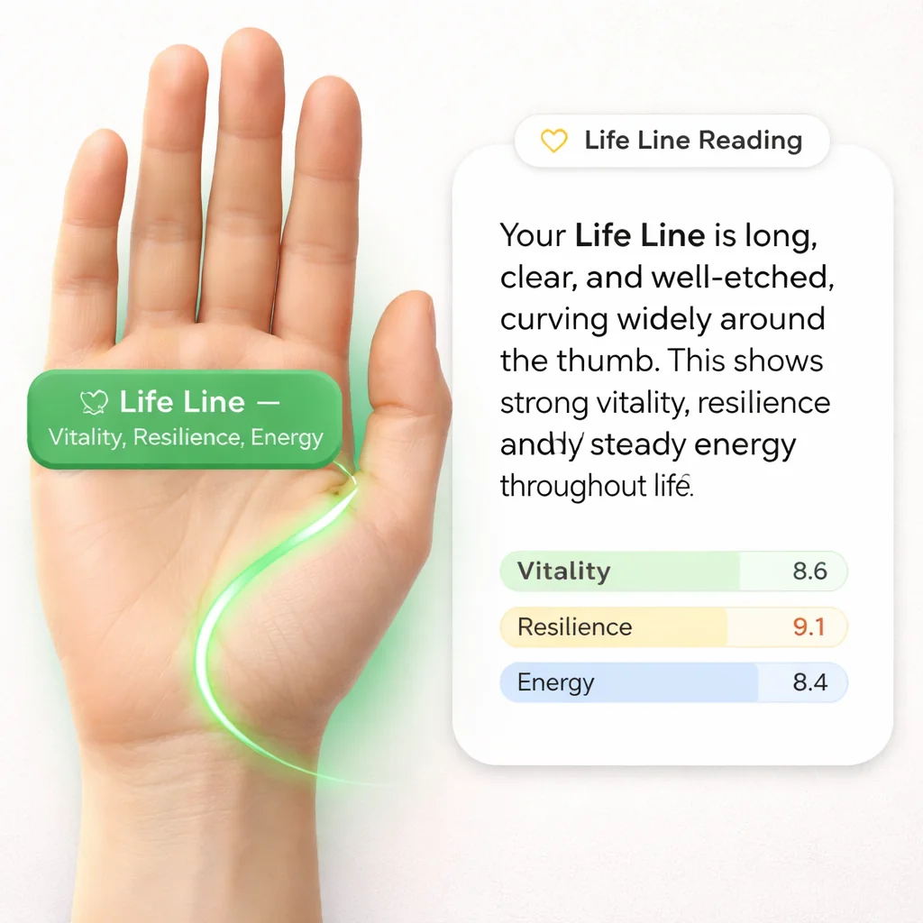 Palm Reading Life Line — Read What Yours Says